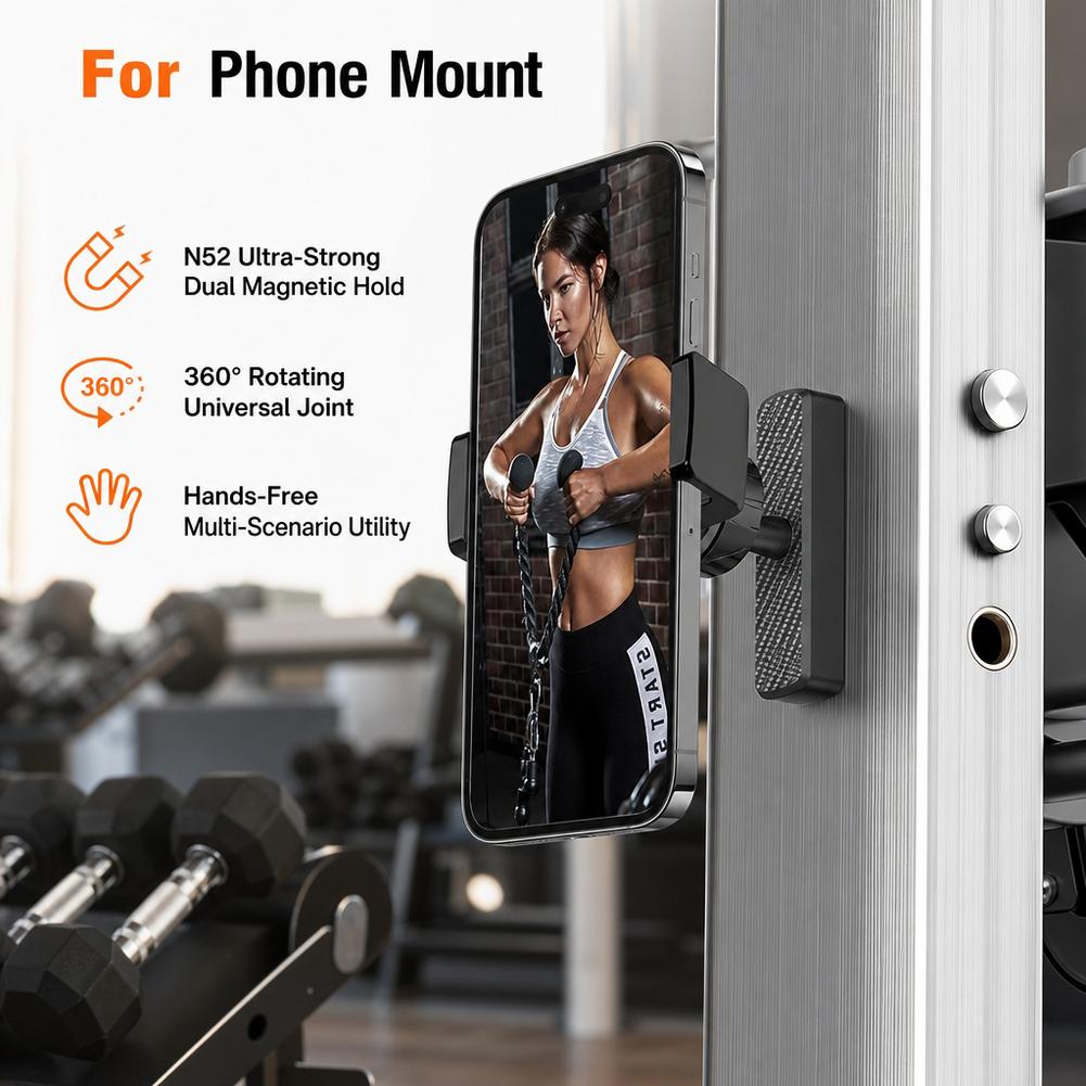 Phone Accessories Magnetic - 헬스장용 360도 회전 자석 휴대폰 거치대