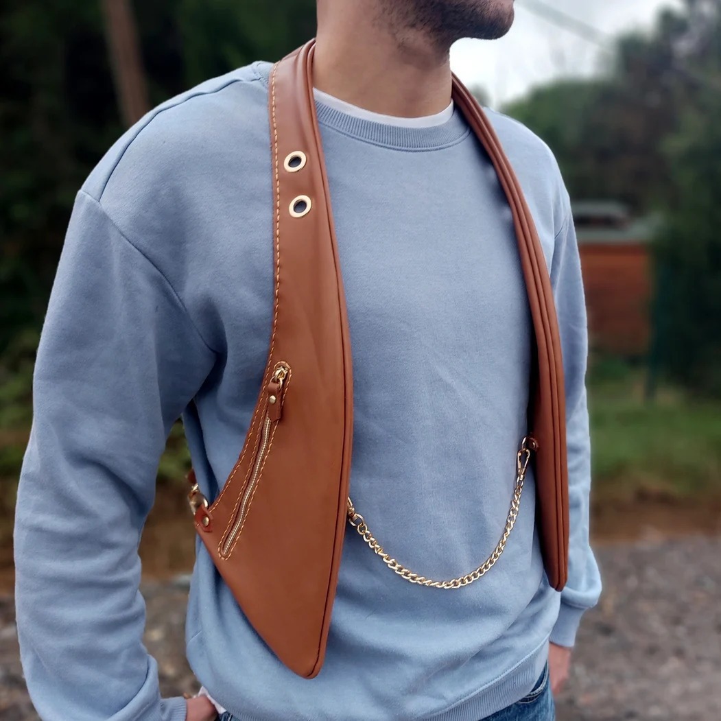 Phone Accessories Europe - Steampunk 중세 코스프레 고딕 레트로 가죽