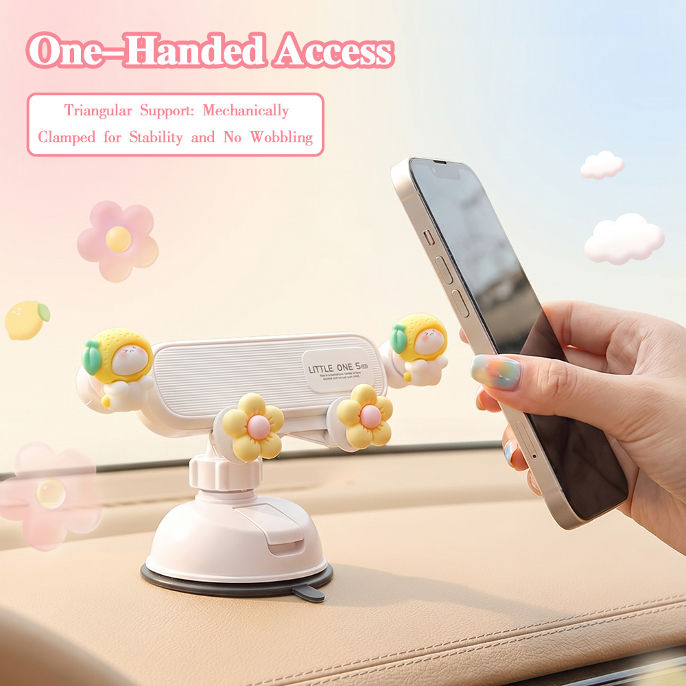 Phone Accessories You Need - 흡착식 차량용 핸드폰 거치대 자동 잠금