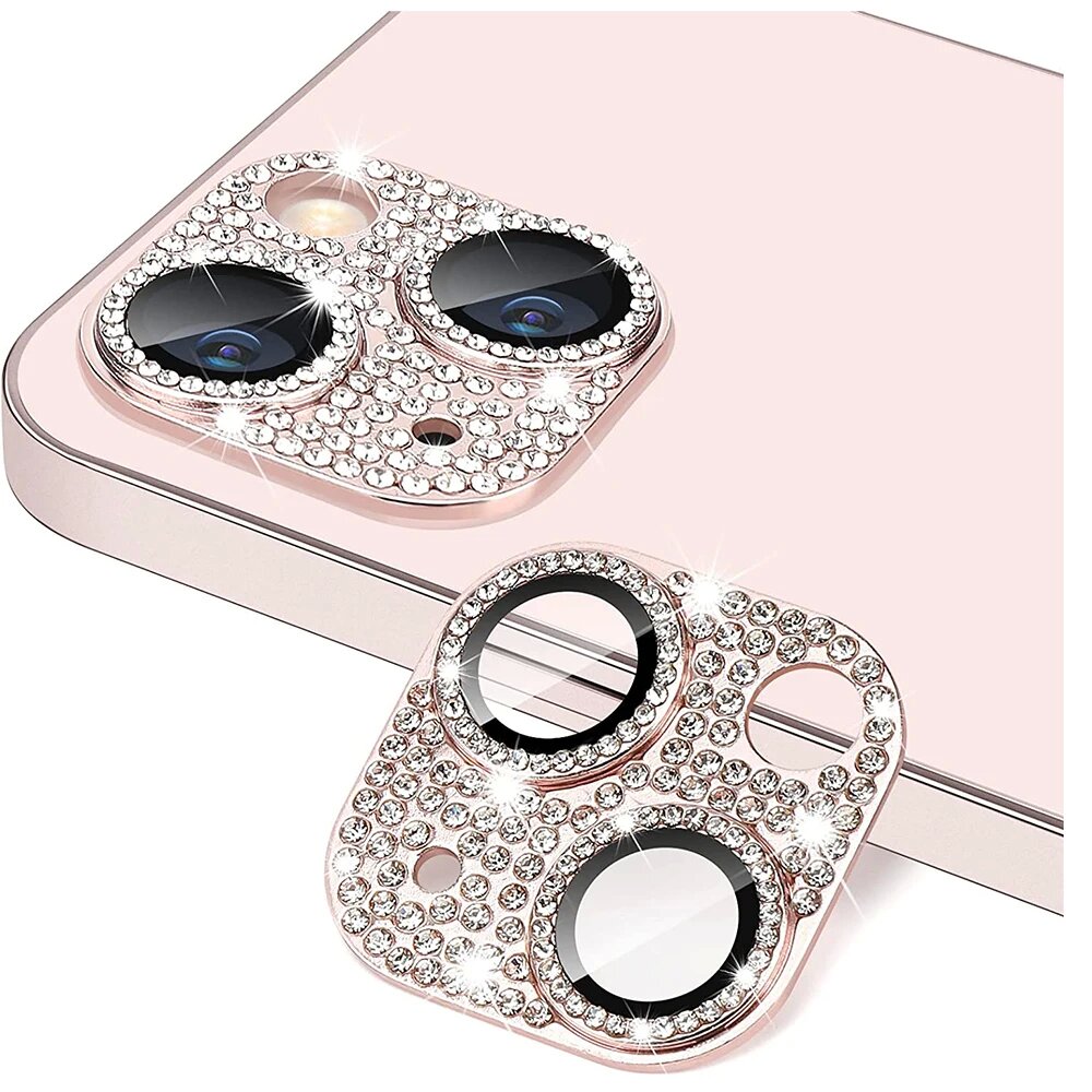 Phone Accessories Business - 반짝이 다이아몬드 카메라 렌즈 보호 케이스