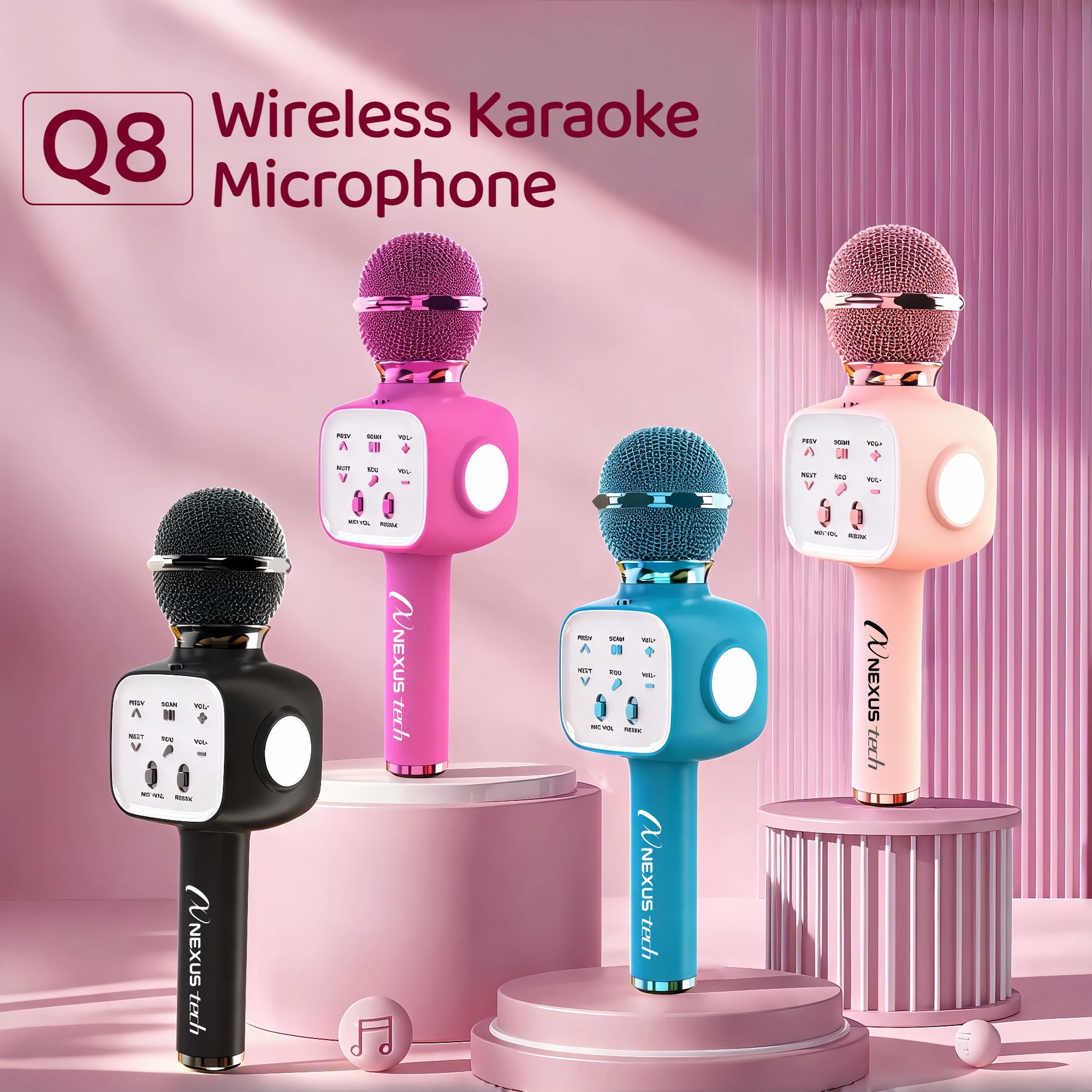 Bluetooth Earphone Tws - 무선 블루투스 5.2 카라오케 마이크, 휴대용
