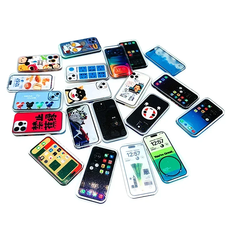 Phone Accessories Europe - 1/12 인형 집 미니 휴대폰 모델,