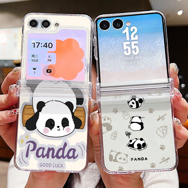 Z Phone Accessories - 만화 팬더 프린트 폰 케이스 삼성