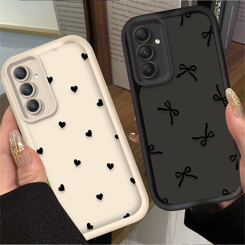 블랙 러브 하트 보우노트 케이스 (삼성 갤럭시 A20  - Samsung Accessories Phone 리뷰 및 가격