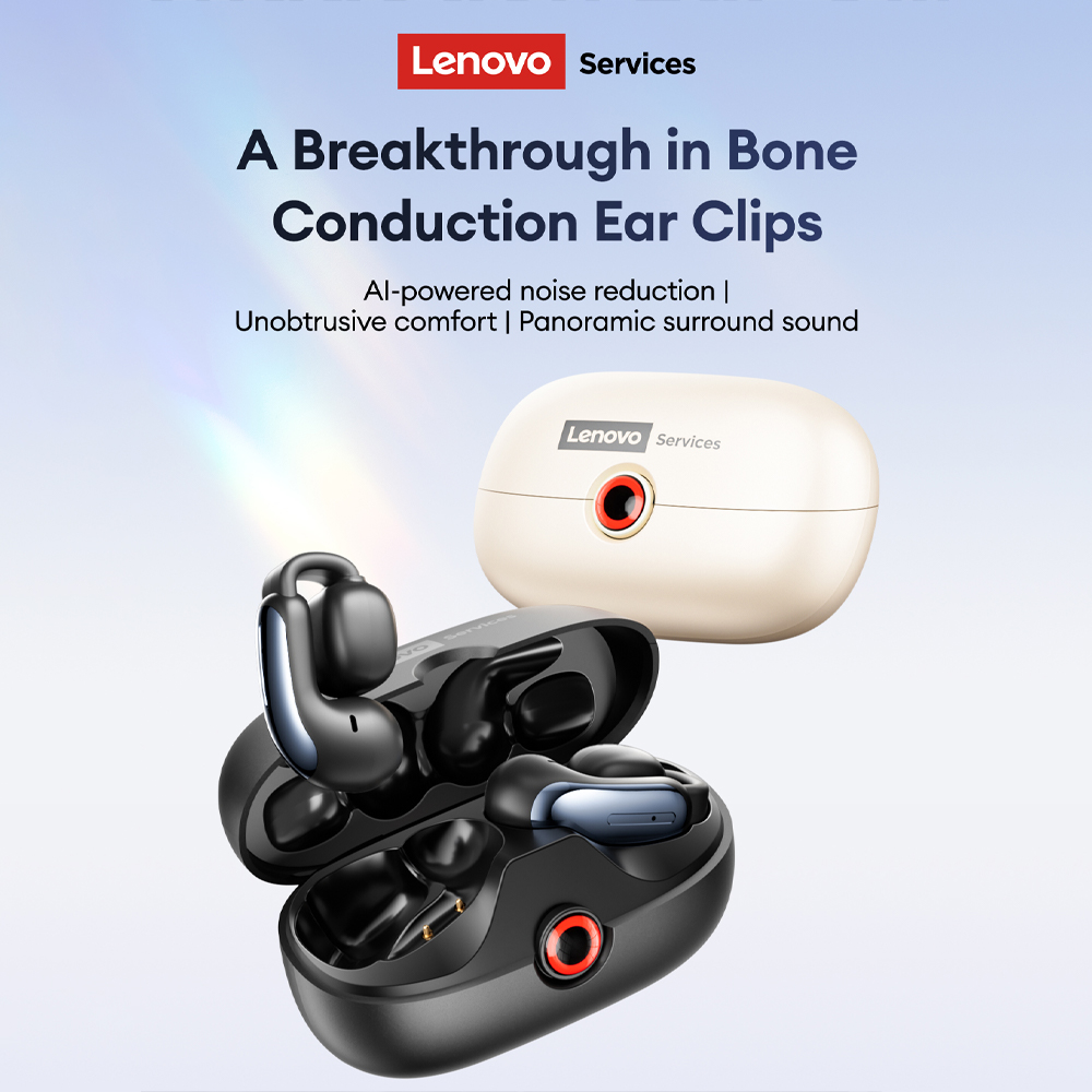 레노버 LES-108 골전도 TWS 이어 클립 이어폰  - Bluetooth Earphone Tws 리뷰 및 가격