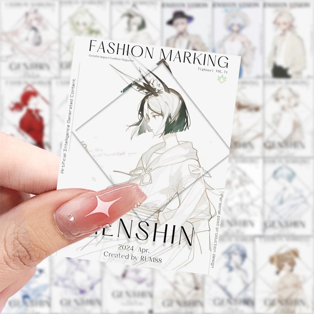189 Genshin Impact 캐릭터 스티커, 포스 - Phone Accessories Poster 리뷰 및 가격