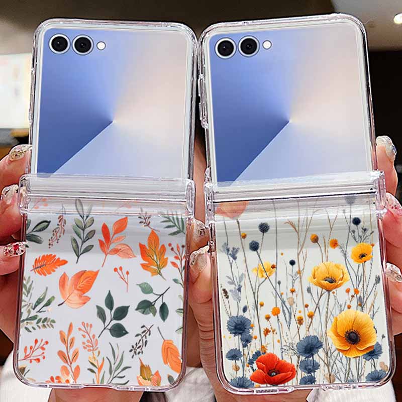 가을 단풍잎 패턴 폰 케이스 삼성 갤럭시 Z 플립 7  - Z Phone Accessories 리뷰 및 가격