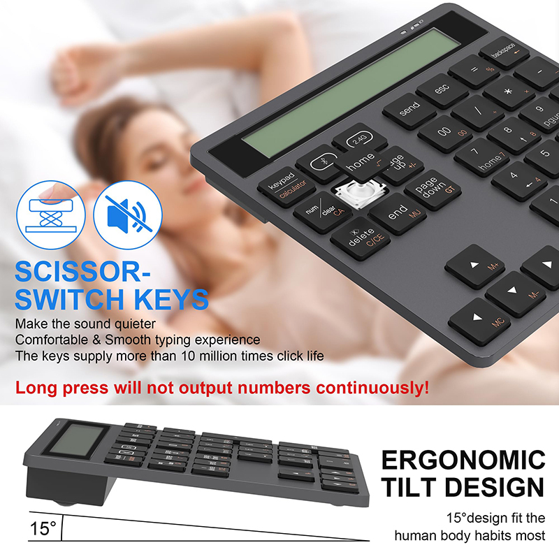 JOMAA USB 무선 맞춤형 숫자 키패드(스크린 디스 - Phone Accessories Europe 리뷰 및 가격