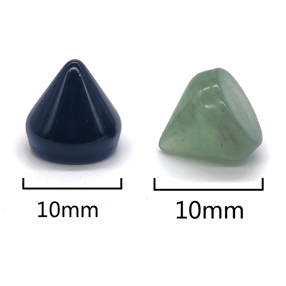 10*10mm 천연 크리스탈 스톤 총알 콘 스터드 및  - Phone Accessories Europe 리뷰 및 가격
