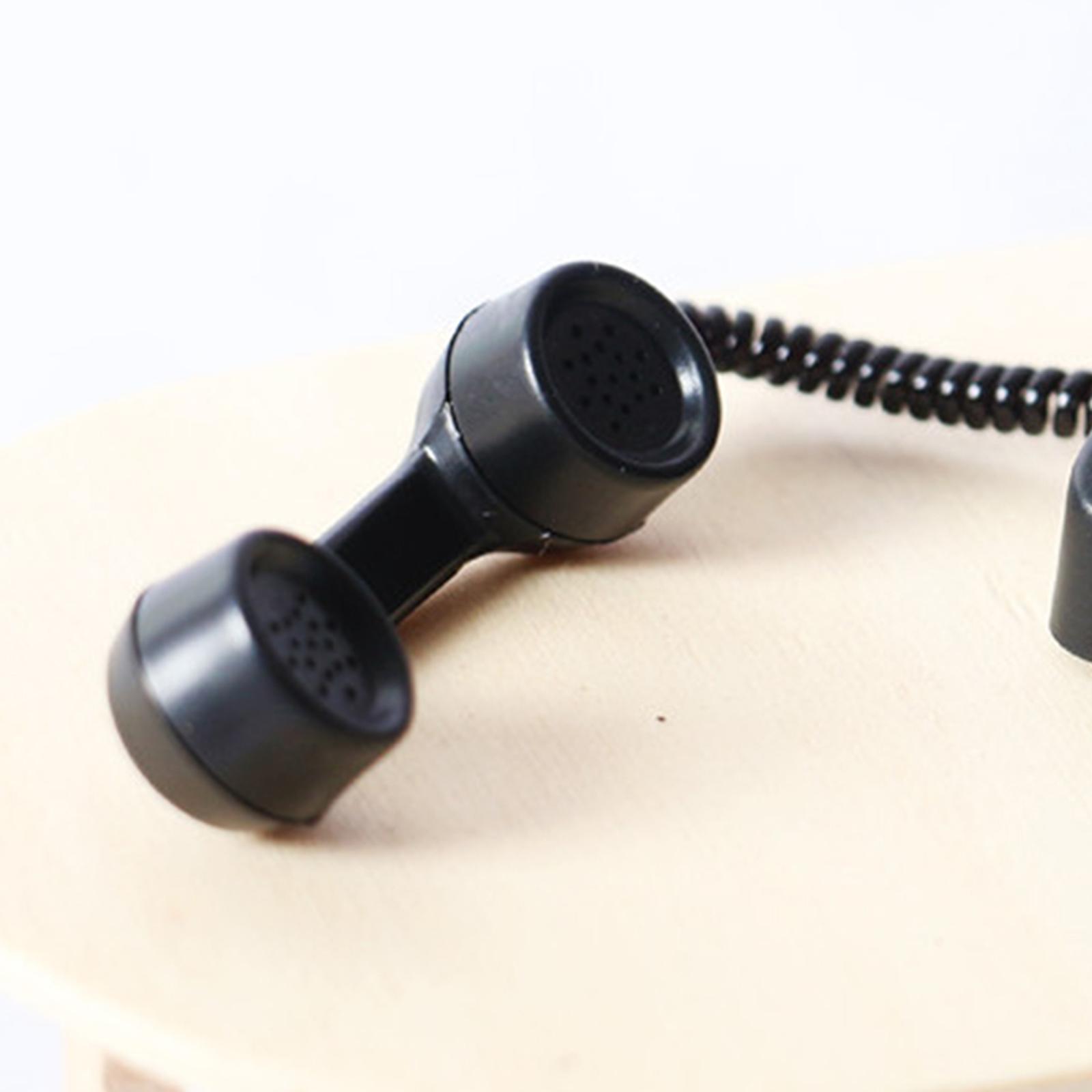 미니어처 전화기 수제 플라스틱 회전식 전화기 인형의 집 - Phone Accessories Europe 리뷰 및 가격