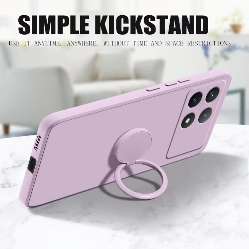 럭셔리 액체 실리콘 자석 홀더 스탠드 폰 케이스 샤오미 - Phone Accessories Case 리뷰 및 가격