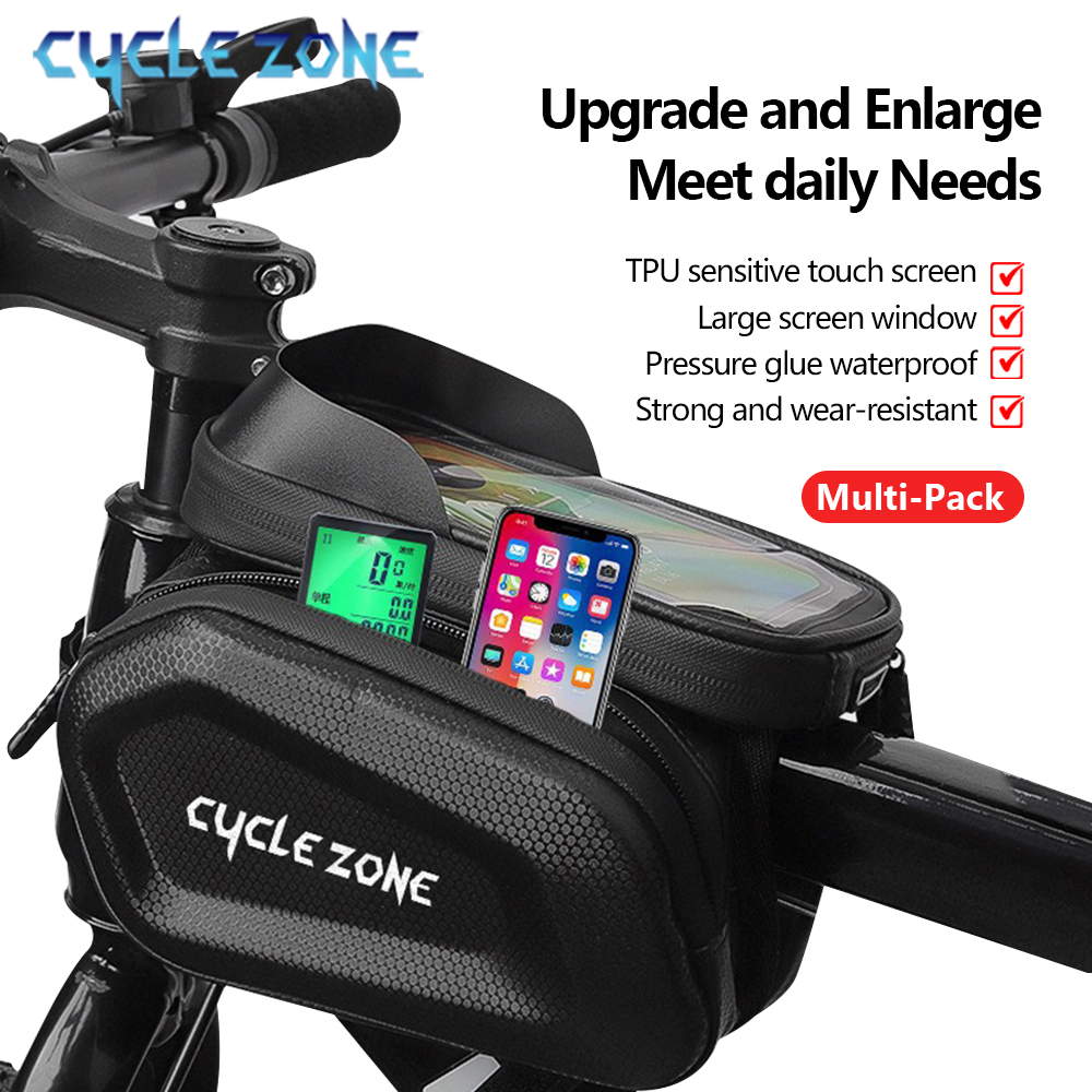 자전거 가방 자전거 상단 앞 튜브 프레임 가방 터치스크 - Phone Zone Accessories & Repair Lake Charles La 리뷰 및 가격