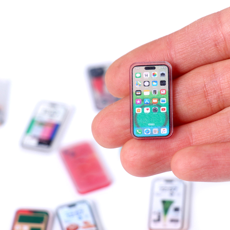 무작위 5개 1:12 인형의 집 미니어처 휴대폰 시뮬레 - Phone Accessories Europe 리뷰 및 가격