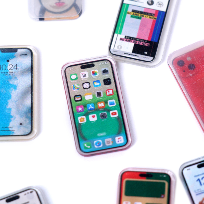 무작위 5개 1:12 인형의 집 미니어처 휴대폰 시뮬레 - Phone Accessories Europe 리뷰 및 가격