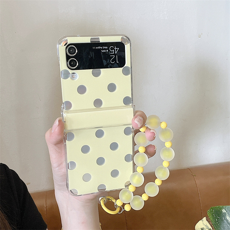 INS 캔디 컬러 물방울 무늬 레이저 팔찌형 폰 케이스 - Z Phone Accessories 리뷰 및 가격