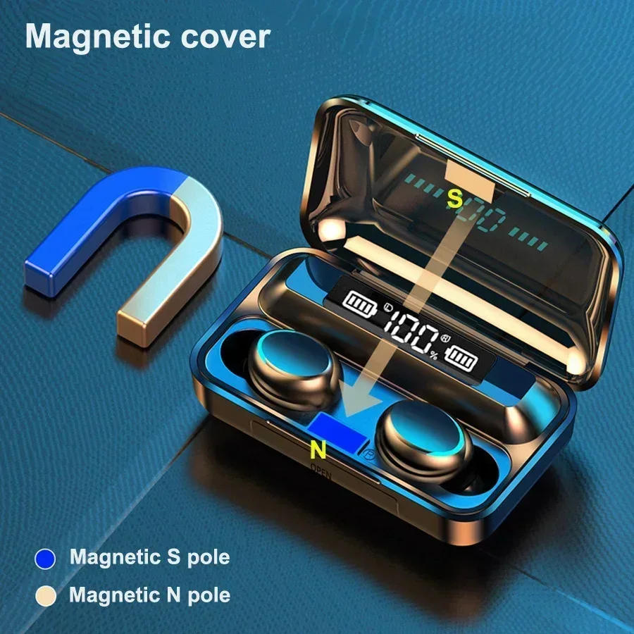 2026New F9 TWS 무선 헤드폰, F9 블루투스 - Bluetooth Earphone Tws 리뷰 및 가격