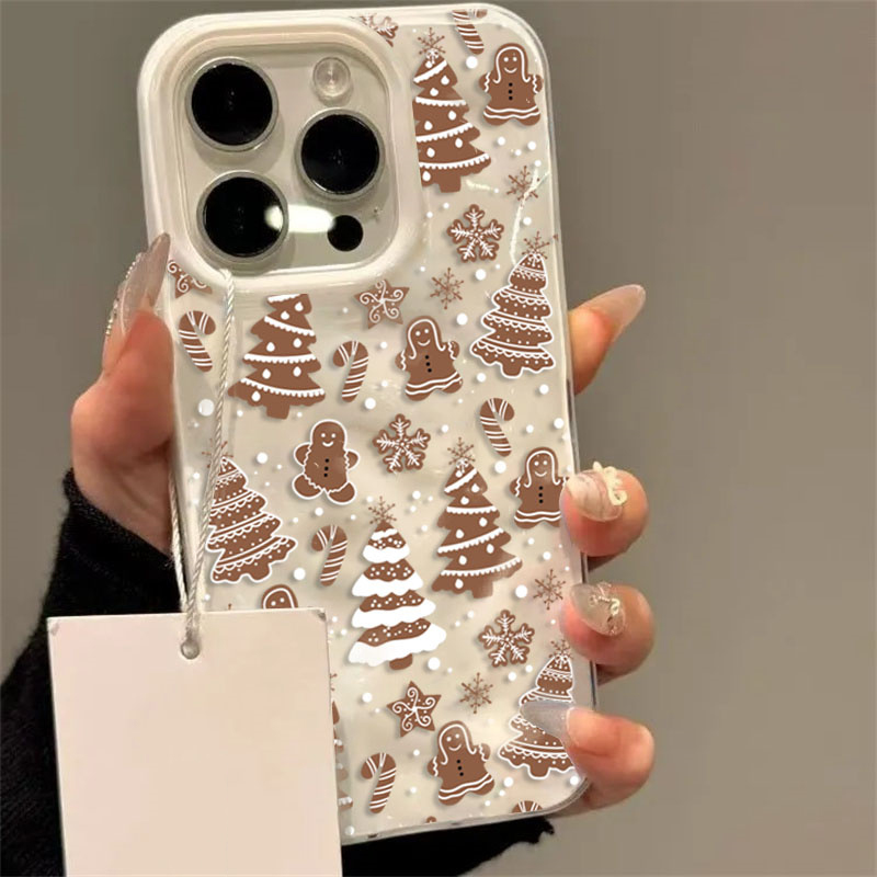 크리스마스 트리 눈송이 실리콘 폰 케이스 아이폰 17  - Phone Accessories Kiosk 리뷰 및 가격
