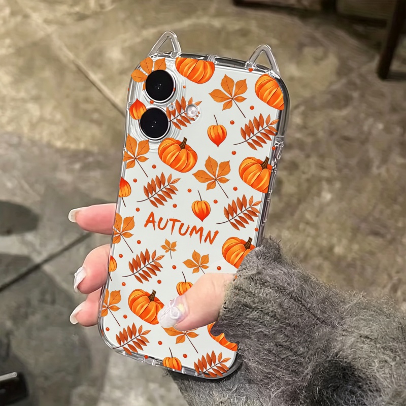 가을 호박 낙엽 패턴 아이폰 케이스 (아이폰 17, 1 - Phone Accessories Kiosk 리뷰 및 가격
