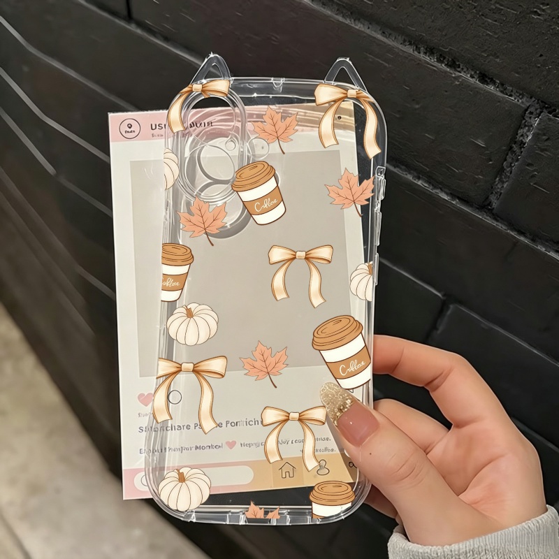 가을 호박 낙엽 패턴 아이폰 케이스 (아이폰 17, 1 - Phone Accessories Kiosk 리뷰 및 가격