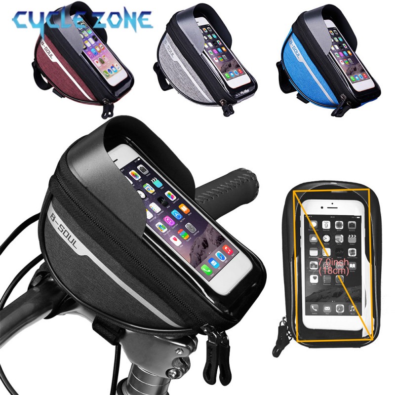 산악 자전거 가방 터치 스크린 사이클링 핸들 바 전화  - Phone Zone Accessories & Repair Lake Charles La 리뷰 및 가격