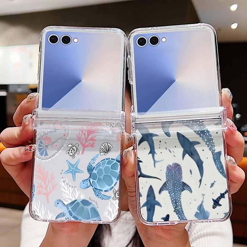 상어 껍질 디자인 삼성 갤럭시 Z 플립8 플립7 FE  - Z Phone Accessories 리뷰 및 가격