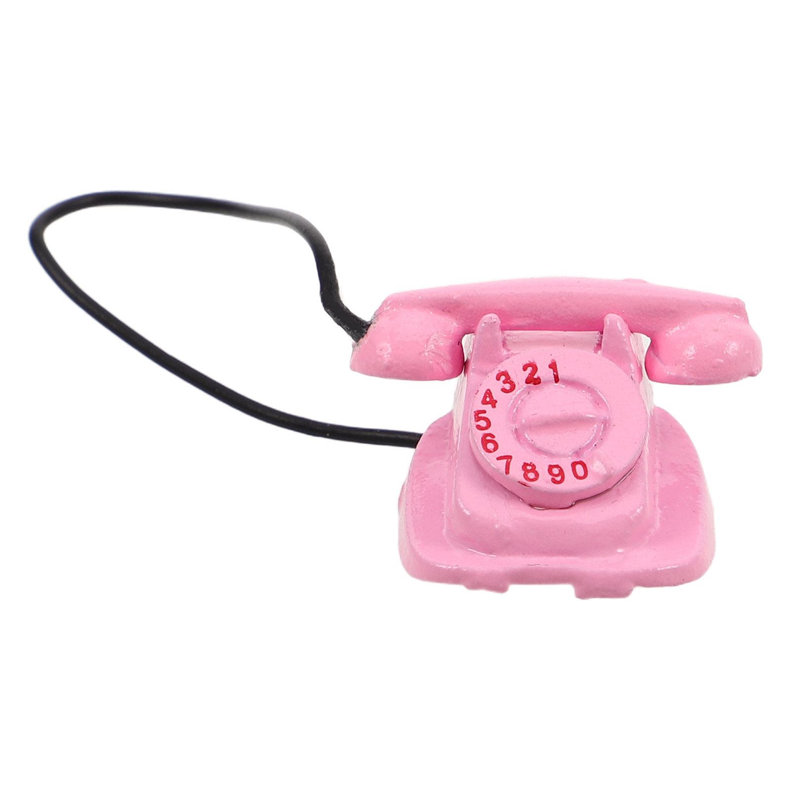 미니어처 회전식 전화기, 빈티지 스타일, 밝은 색상,  - Phone Accessories Europe 리뷰 및 가격