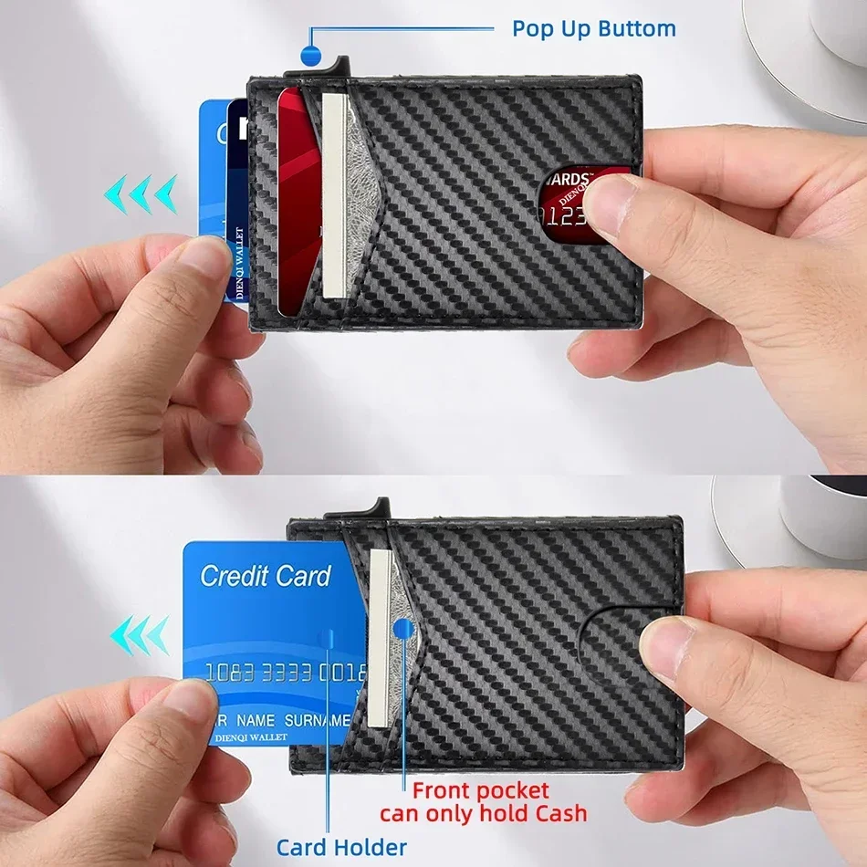 휴대용 명함 홀더 마그세이프 카본 파이버 지갑 남성용  - Phone Accessories Business 리뷰 및 가격