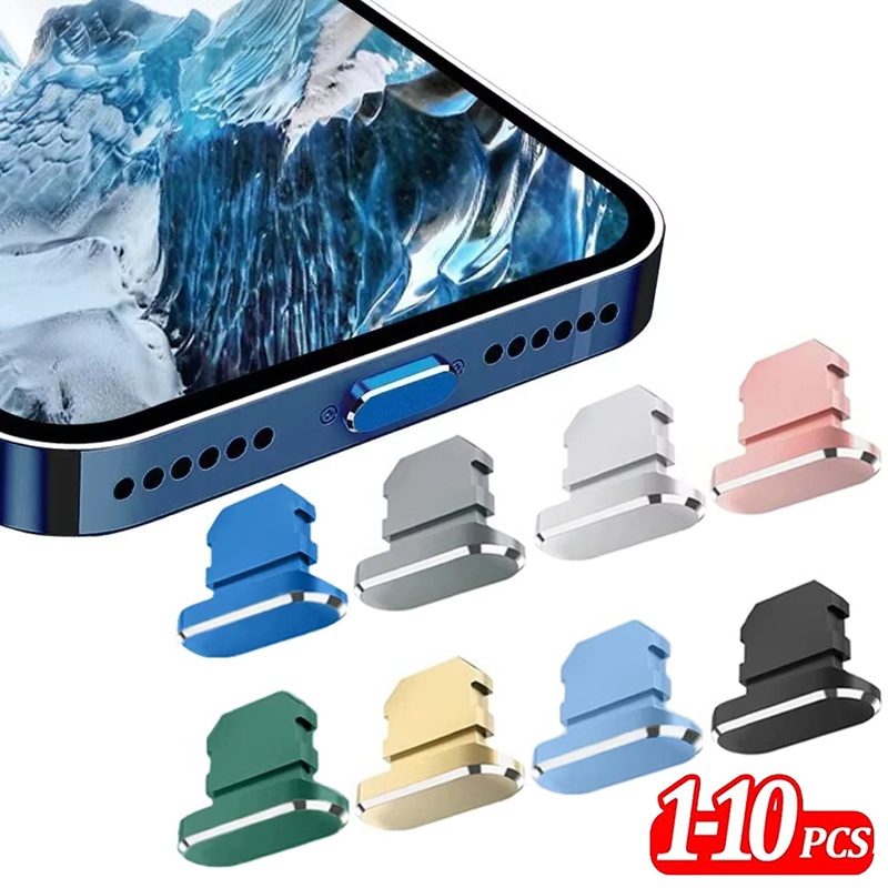 2-10개 메탈 먼지 마개 충전 포트 먼지 마개 아이패 - Phone Accessories Business 리뷰 및 가격