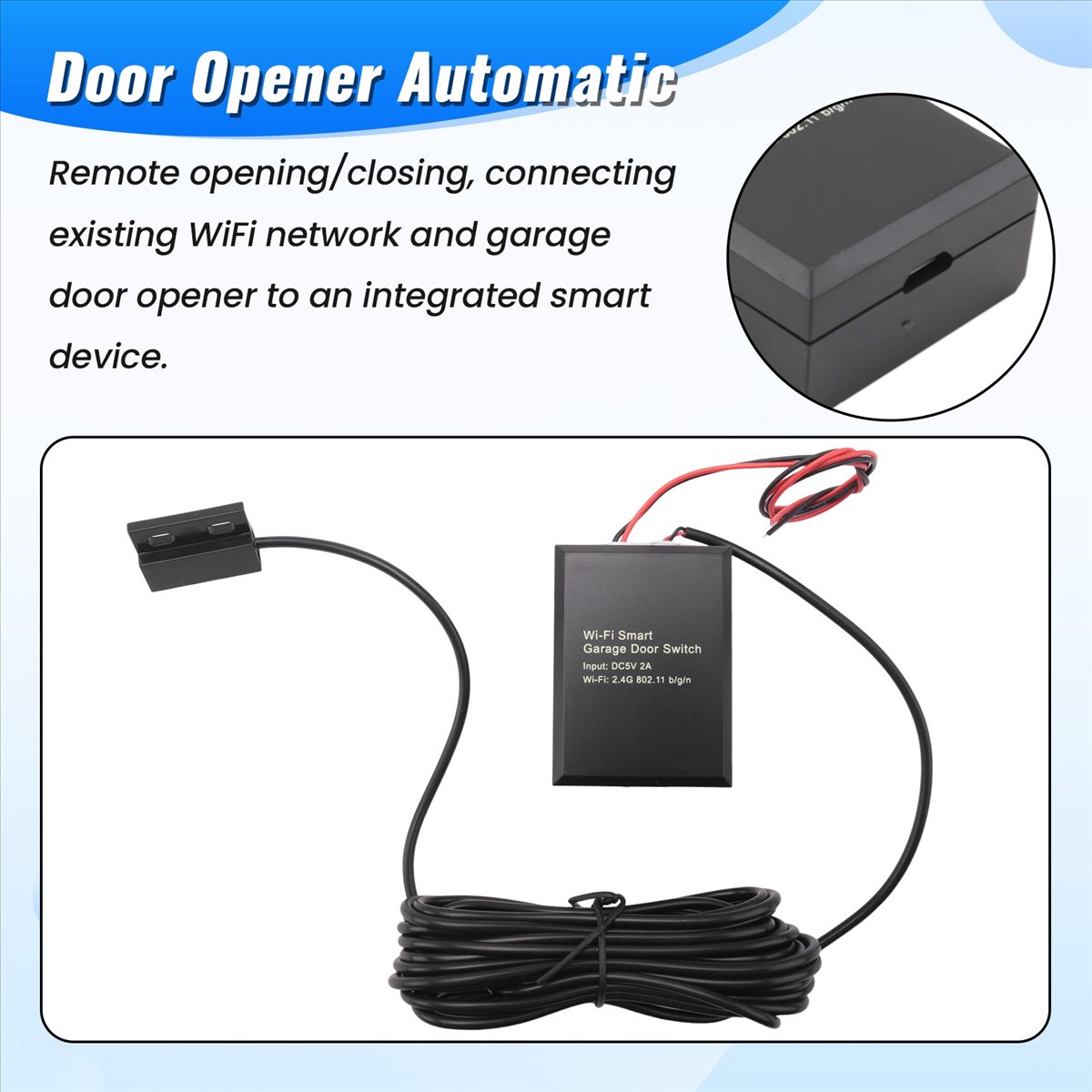 액티브 페이즈 스마트 차고 문 개폐기 DC5V 휴대폰  - Phone Accessories You Need 리뷰 및 가격