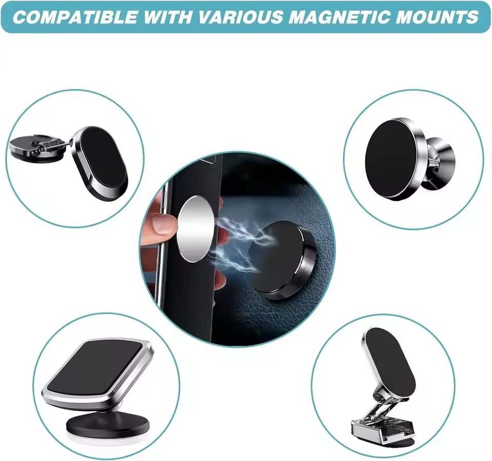 1/50개입 초박형 금속판 스티커, 자석 차량용 휴대폰 - Phone Accessories Magnetic 리뷰 및 가격