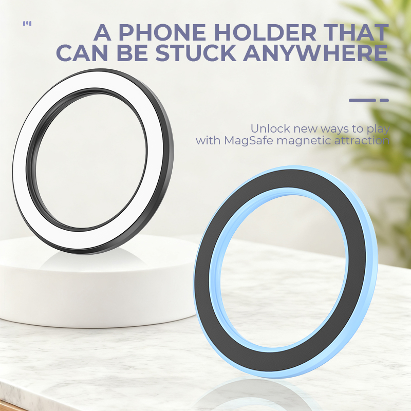 맥세이프 강력 자석 링 폰 홀더 스탠드 접착식 자석 벽 - Phone Accessories Magnetic 리뷰 및 가격