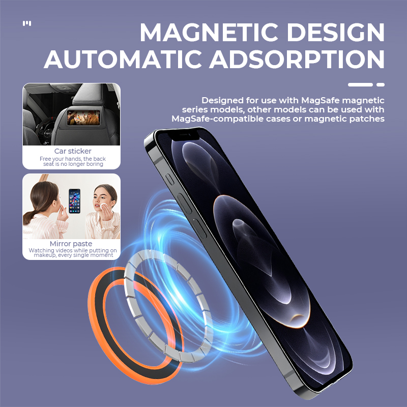 맥세이프 강력 자석 링 폰 홀더 스탠드 접착식 자석 벽 - Phone Accessories Magnetic 리뷰 및 가격