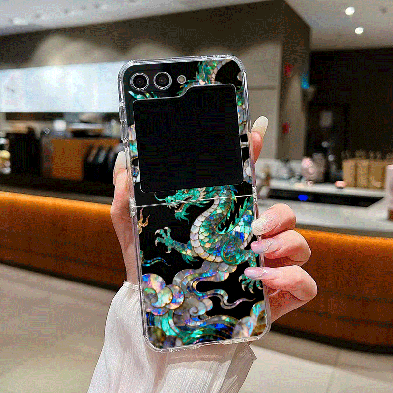 스타일리시 타이거 드래곤 대리석 텍스처 폰 케이스 삼성 - Z Phone Accessories 리뷰 및 가격