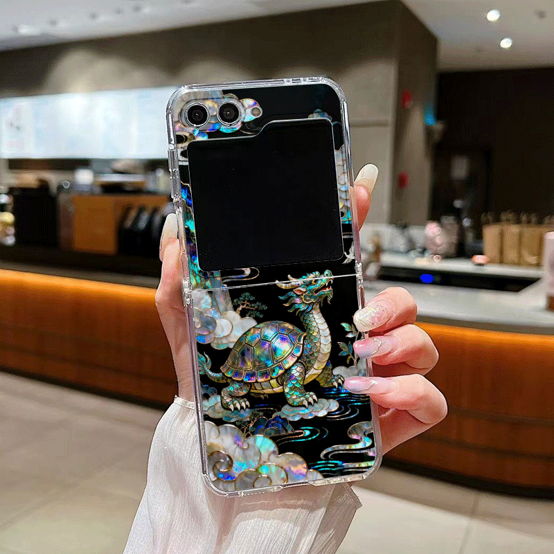스타일리시 타이거 드래곤 대리석 텍스처 폰 케이스 삼성 - Z Phone Accessories 리뷰 및 가격