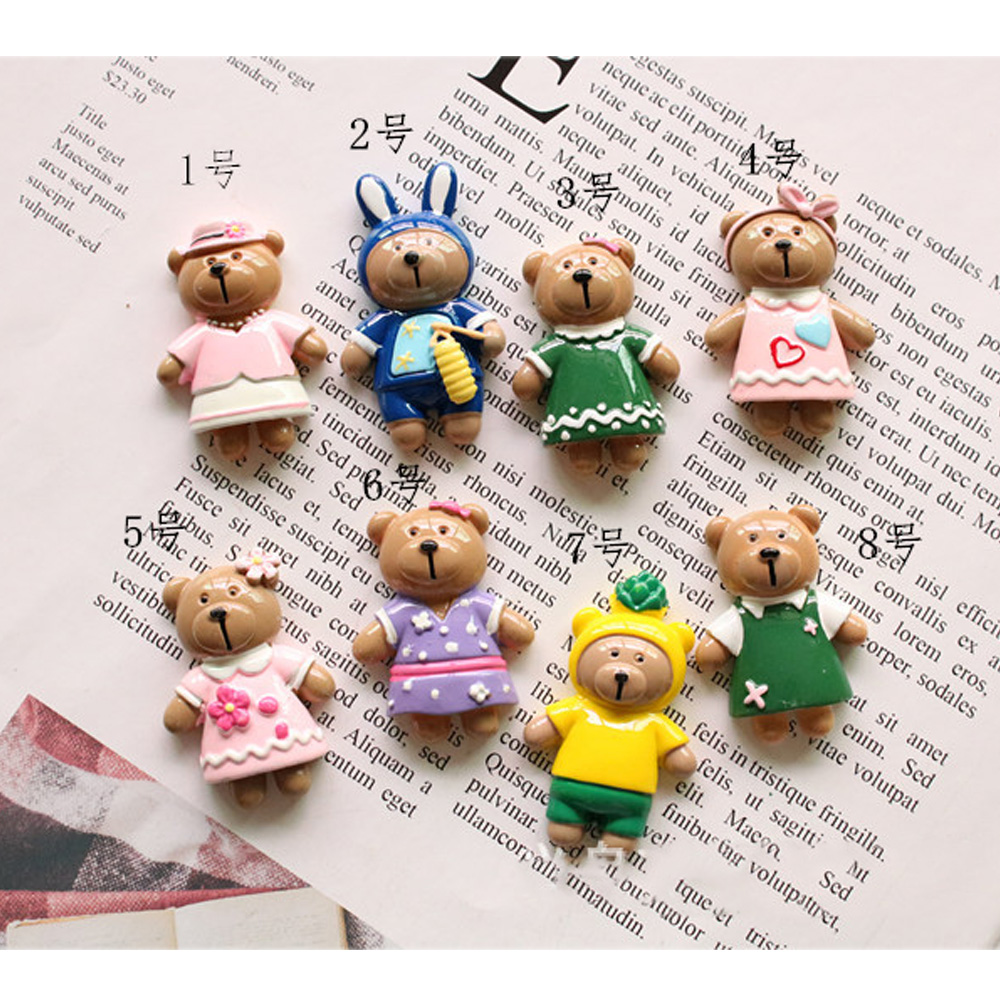 수지 크리스마스 귀여운 곰 장식 공예 플랫 백 카보숑  - Phone Accessories Europe 리뷰 및 가격